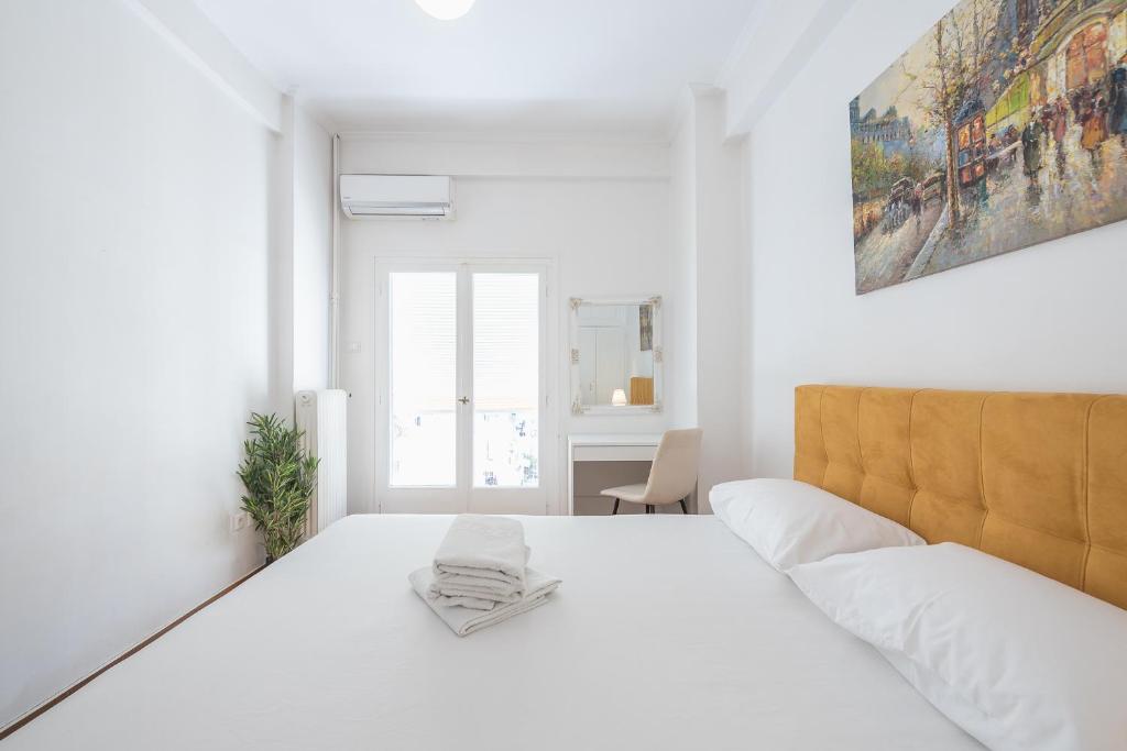 Posteľ alebo postele v izbe v ubytovaní Victoria Sun Apartments