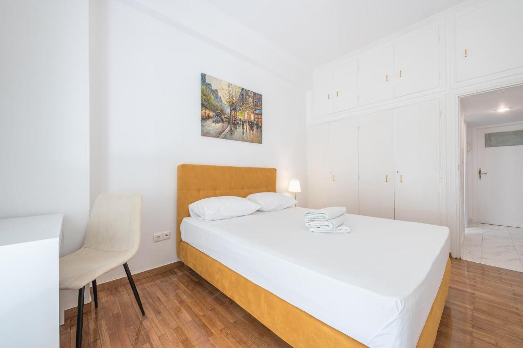 Posteľ alebo postele v izbe v ubytovaní Victoria Sun Apartments