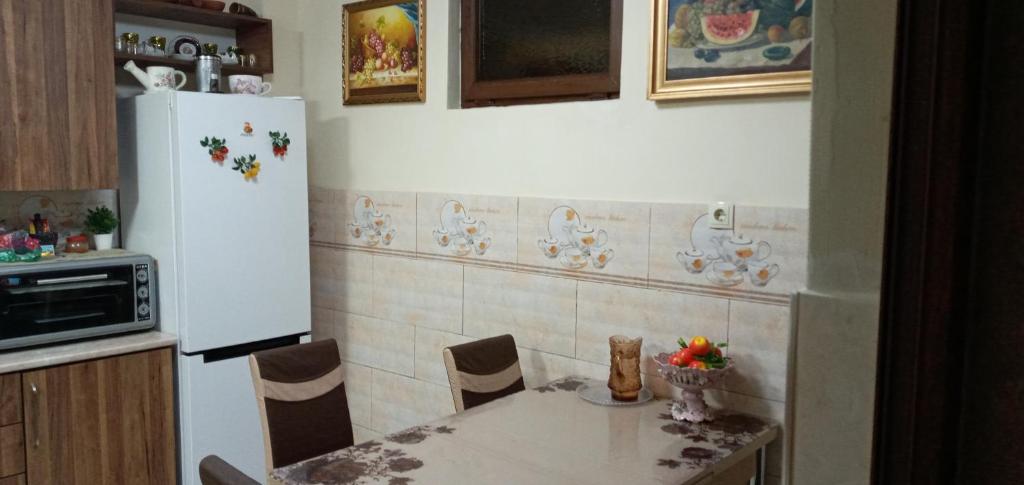 Kuchyň nebo kuchyňský kout v ubytování Hotel TWINS ANNA