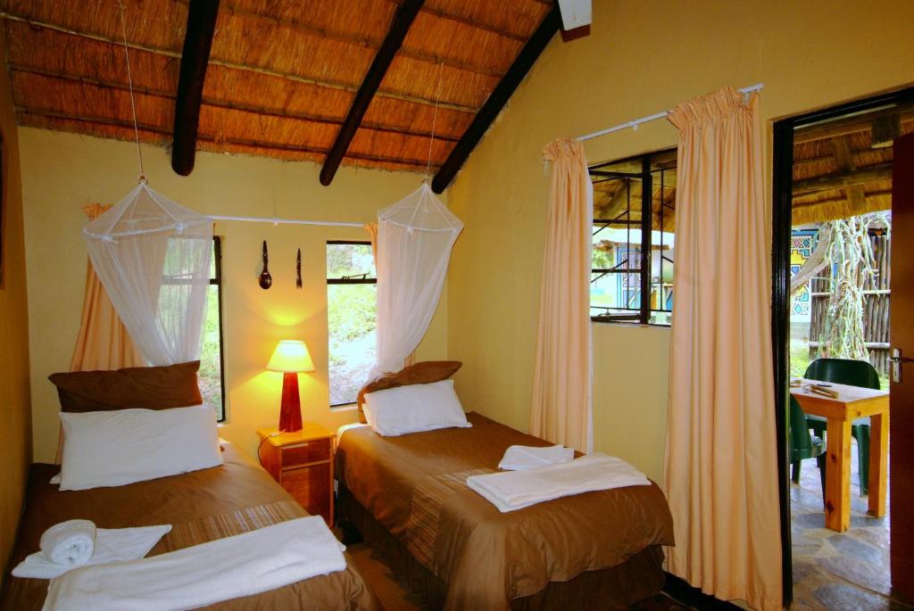 Krevet ili kreveti u jedinici u okviru objekta Timbavati Safari Lodge