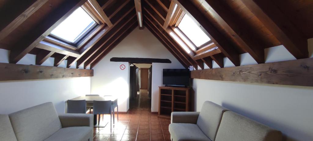Posezení v ubytování HOSTAL MENDILATZ