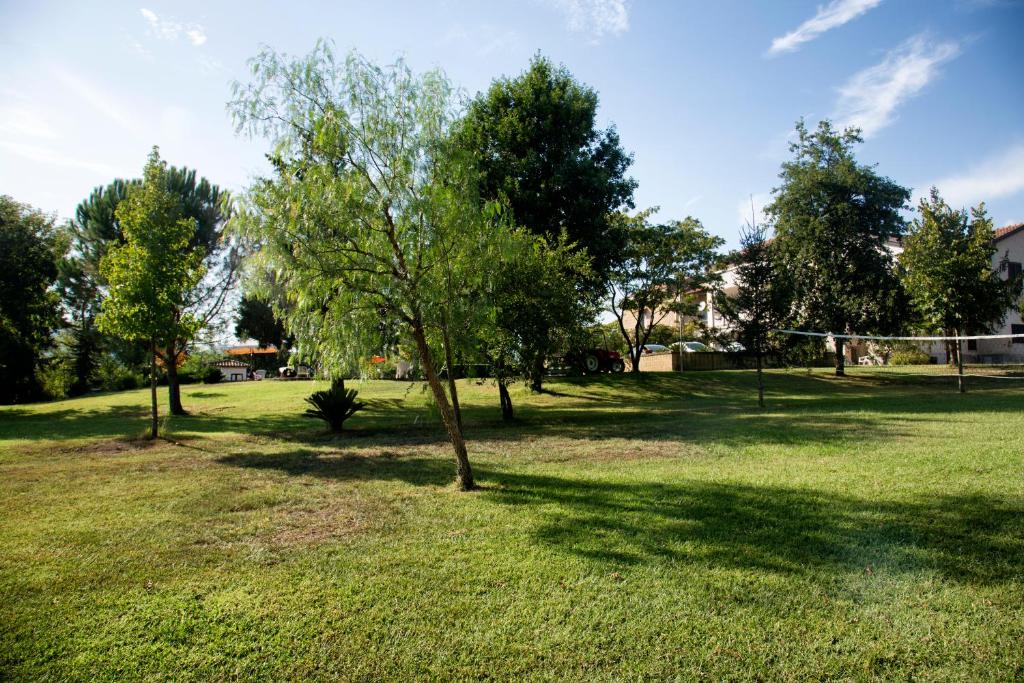 A garden outside Masseria Le Zavattole