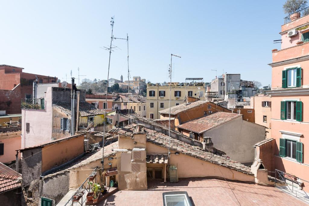 Výhľad na mesto Rím alebo výhľad na mesto priamo z apartmánu