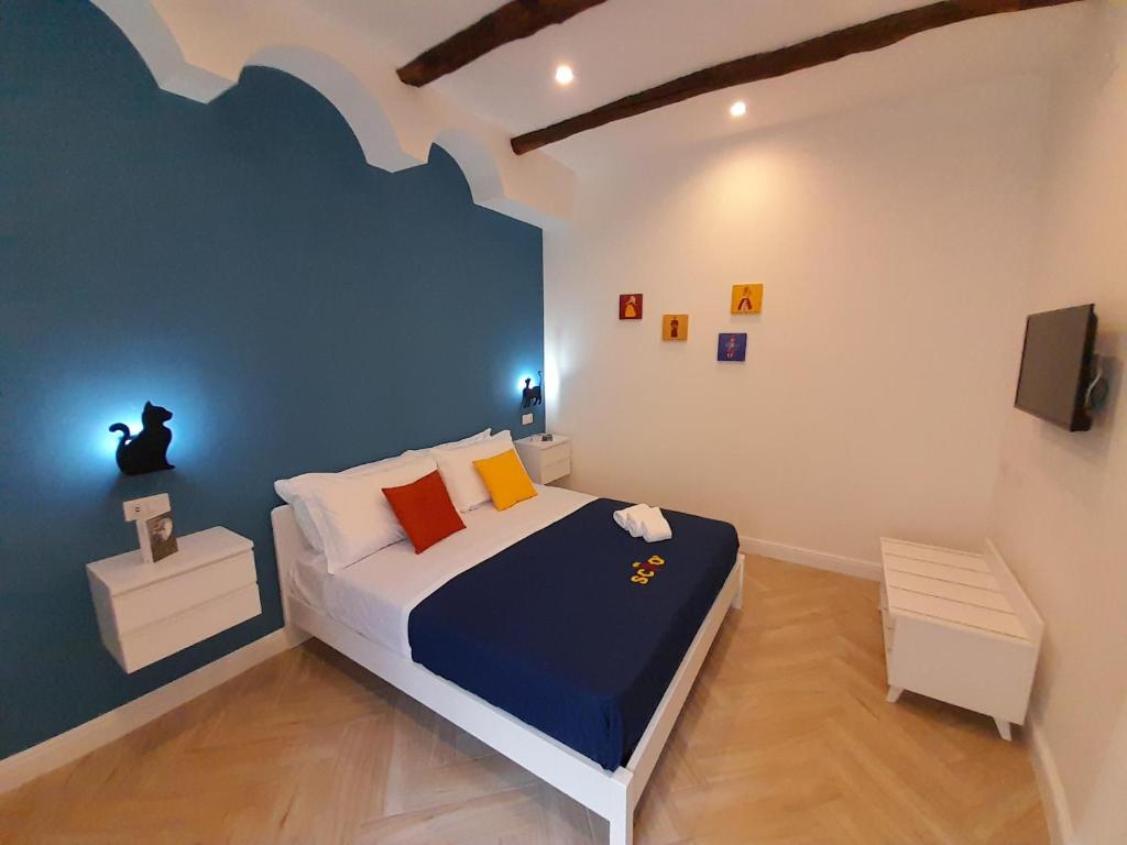 Postel nebo postele na pokoji v ubytování Casa Sciò