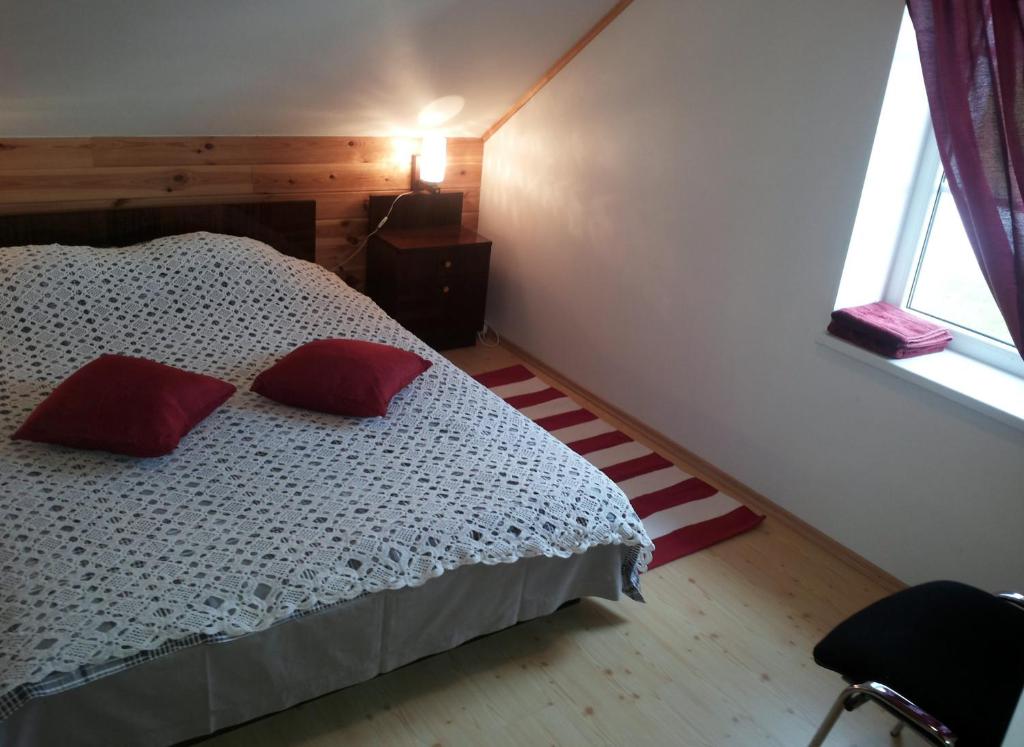 Postel nebo postele na pokoji v ubytování Põnka Guesthouse