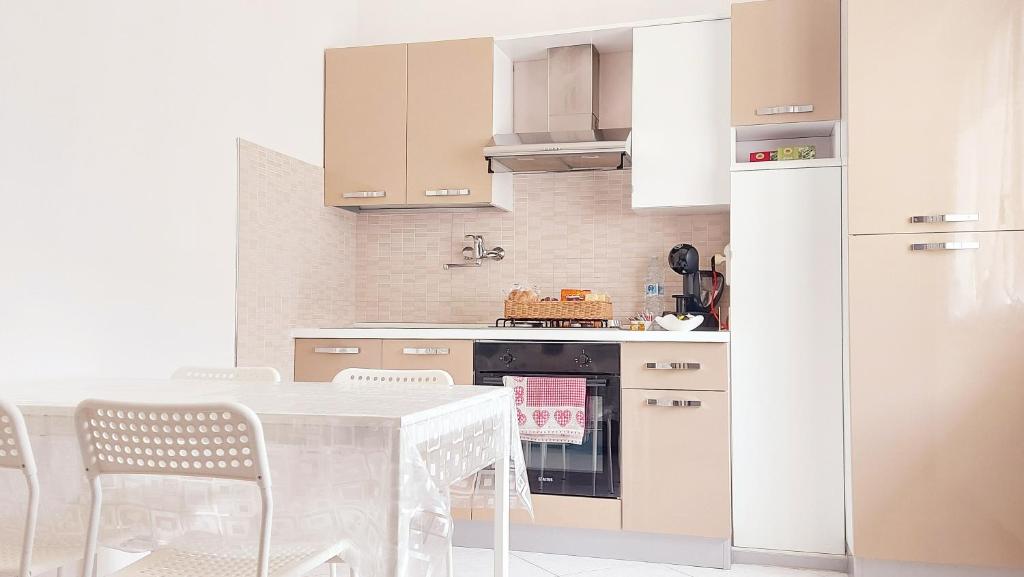 Kuchyň nebo kuchyňský kout v ubytování Lovehome