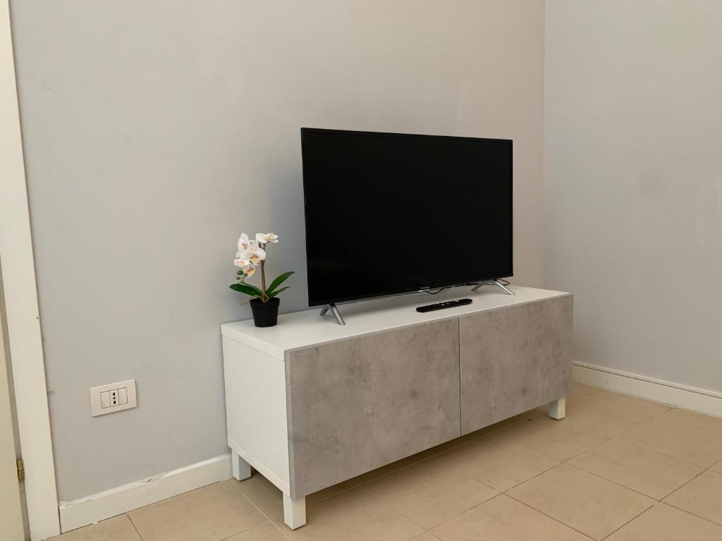 Telewizja i/lub zestaw kina domowego w obiekcie Bilocale di Ringhiera in Corso Como/Garibaldi