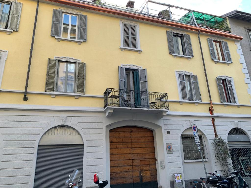 Budynek, w którym mieści się apartament