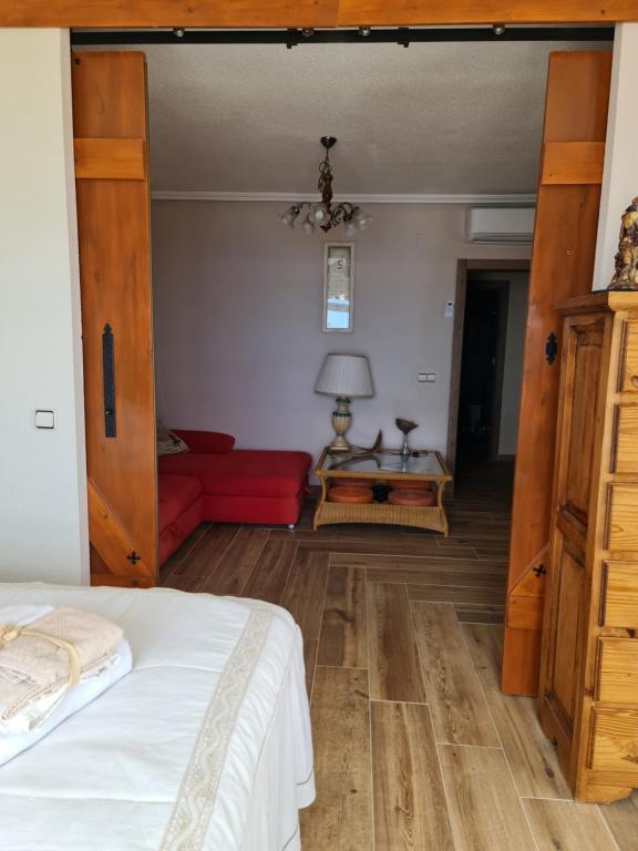 Postel nebo postele na pokoji v ubytování Casa Sacy
