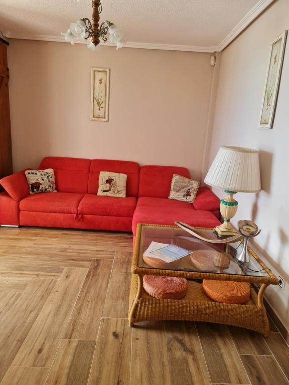 Posezení v ubytování Casa Sacy
