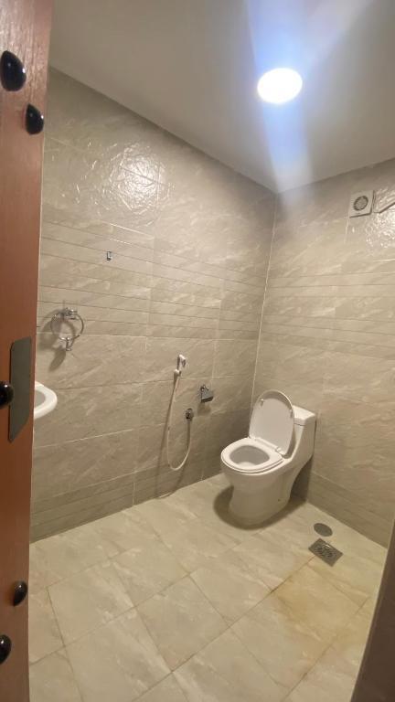 Koupelna v ubytování Alqalah Inn