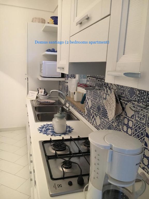 Kuchyň nebo kuchyňský kout v ubytování Santiago vacation home in Positano