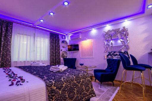 Posteľ alebo postele v izbe v ubytovaní Luxury Apartment Spalato 2