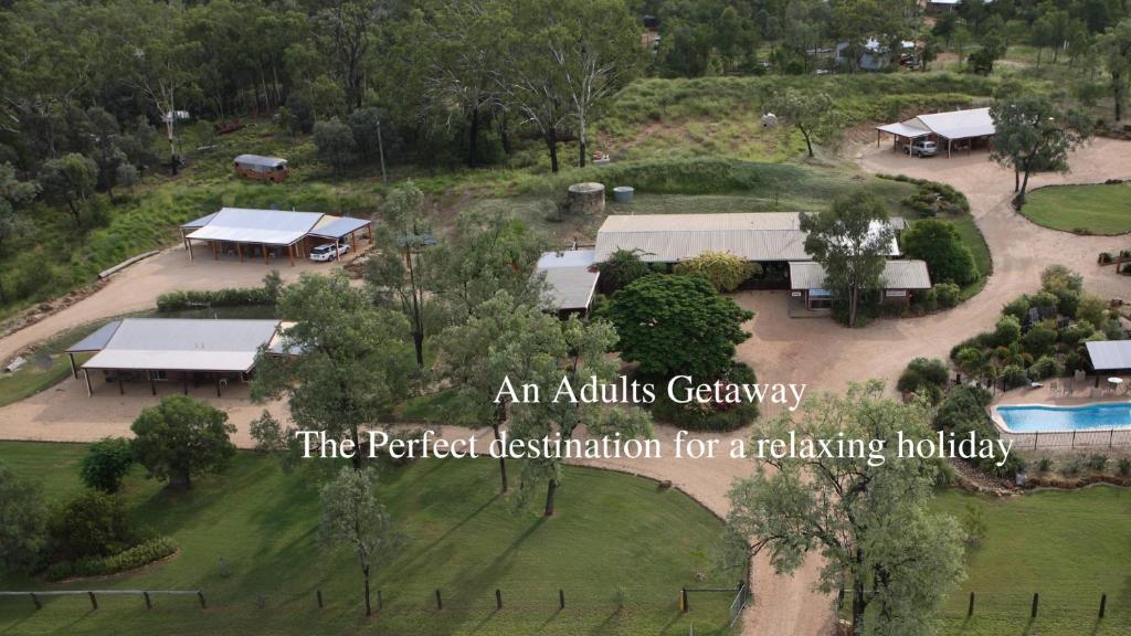 A bird's-eye view of Rubyvale Motel & Holiday Units - An Adults Only Getaway
