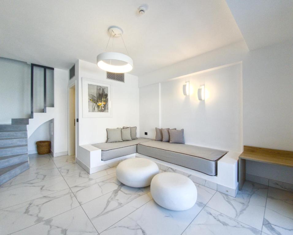 Posezení v ubytování Karat Suites