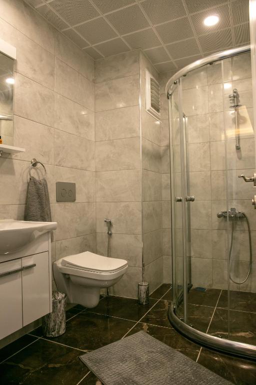 Koupelna v ubytování Sulduz Hotel Apart & SPA