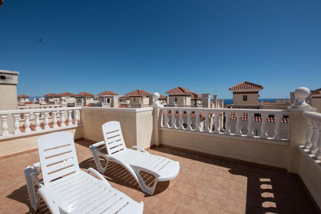 A balcony or terrace at Holiday beach Gran Alacant