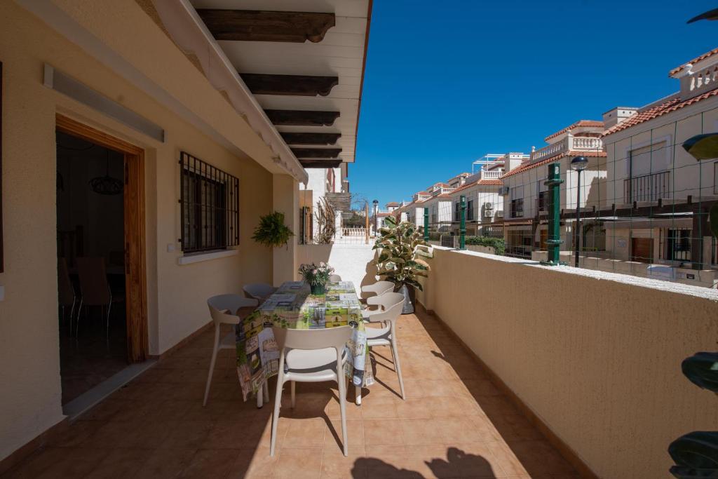 A balcony or terrace at Holiday beach Gran Alacant