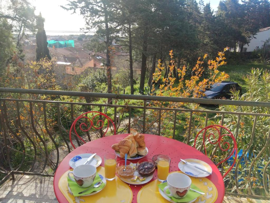Bed & Diner Les Terrasses de La Palme - 海景双人间