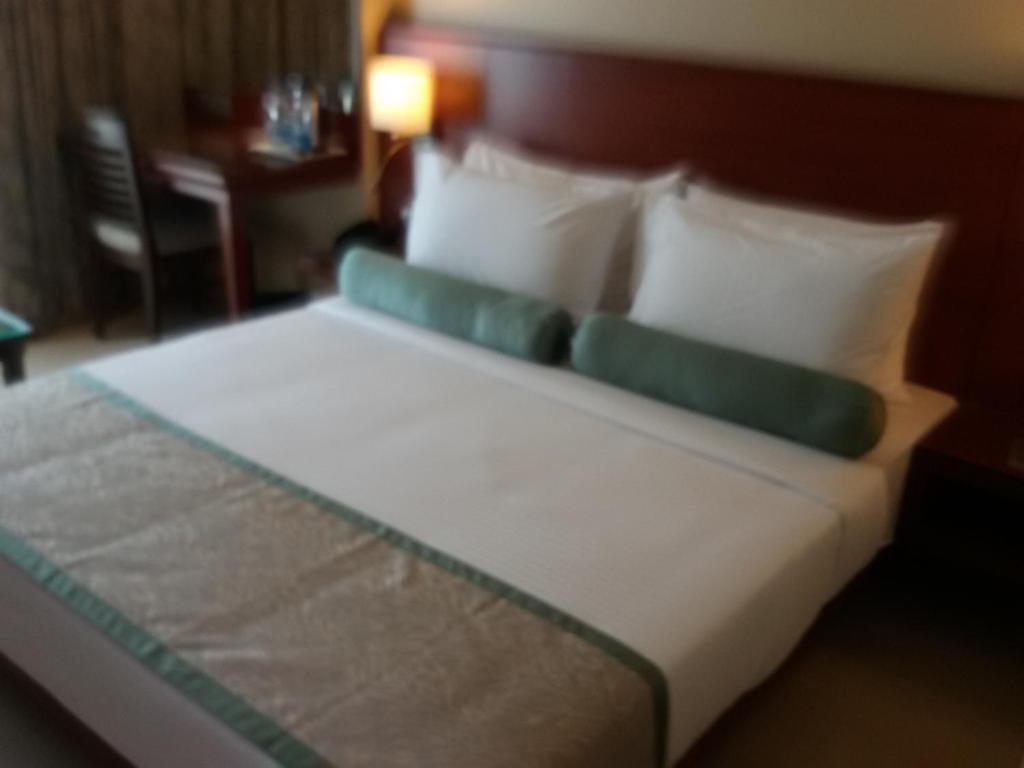 Postel nebo postele na pokoji v ubytování Hotel Green Olive