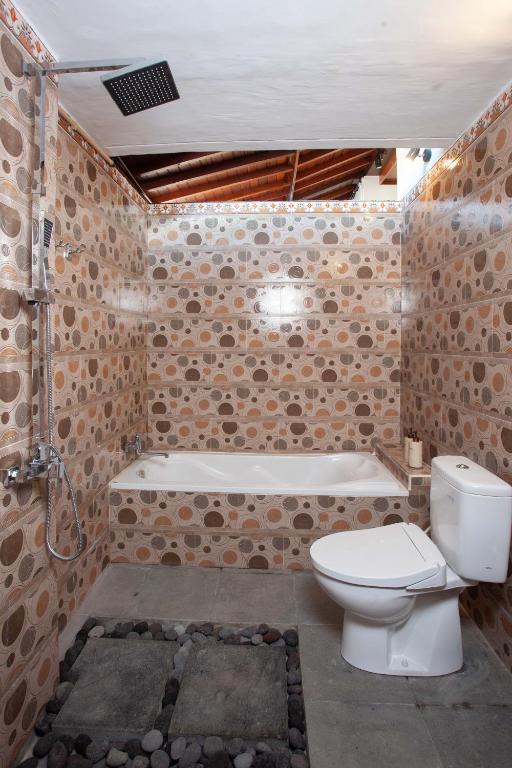 Koupelna v ubytování Campuhan Sebatu Resort