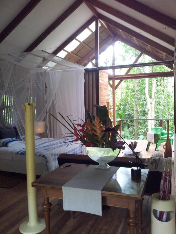 Postel nebo postele na pokoji v ubytování Mar Verde Lodge