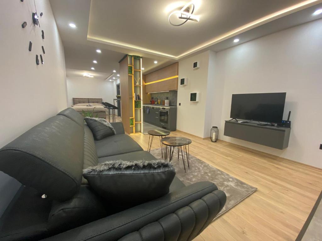 TV a/nebo společenská místnost v ubytování DV13 Luxury Suite Sofia Center