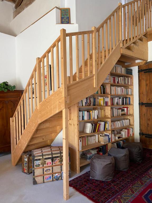 Knihovna v bed and breakfast