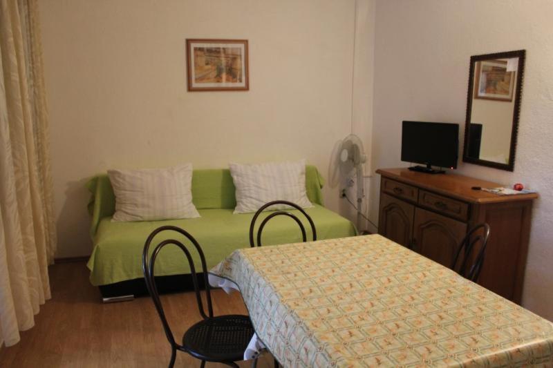 TV a/nebo společenská místnost v ubytování Apartments MINT Povljana - 50m from sandy beach