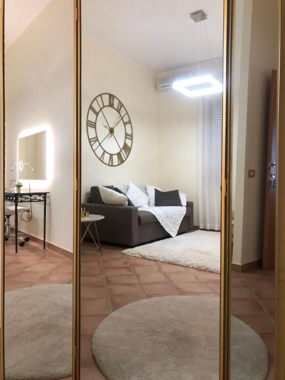 Łóżko lub łóżka w pokoju w obiekcie Hotel Di Rocco