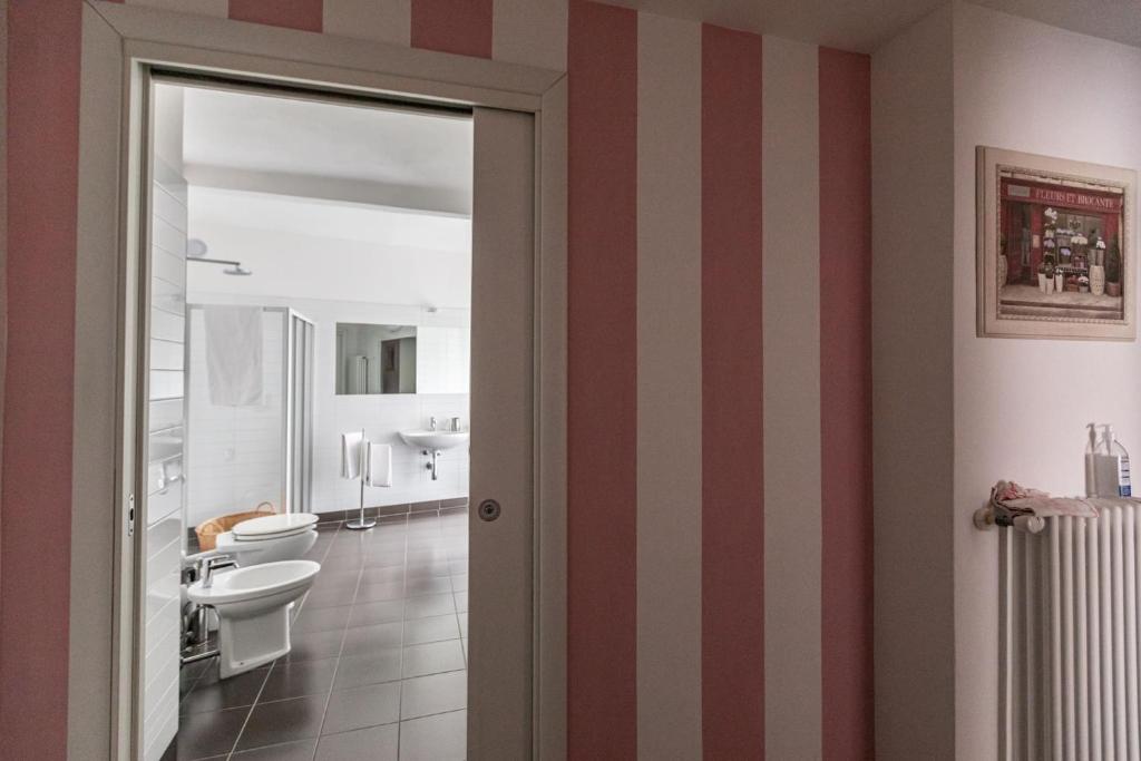 Koupelna v ubytování Stresa Residence