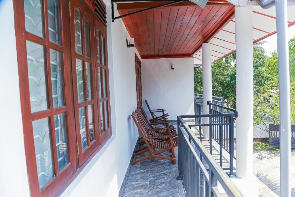 Balkón nebo terasa v ubytování Lakeside Villa