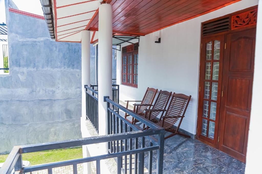 Balkón nebo terasa v ubytování Lakeside Villa