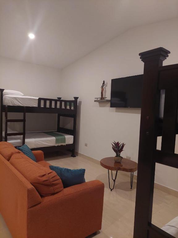 Cama o camas de una habitación en Hotel Boutique Victoria