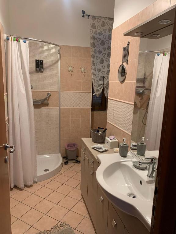 A bathroom at Casetta