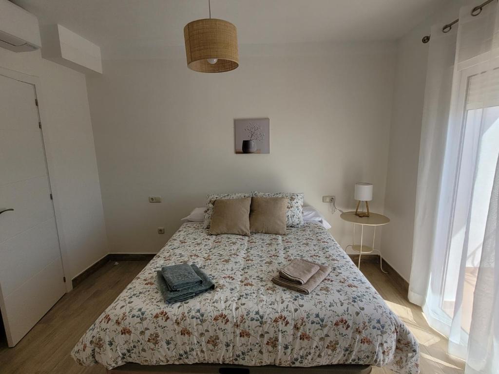 Postel nebo postele na pokoji v ubytování Marbella Centro