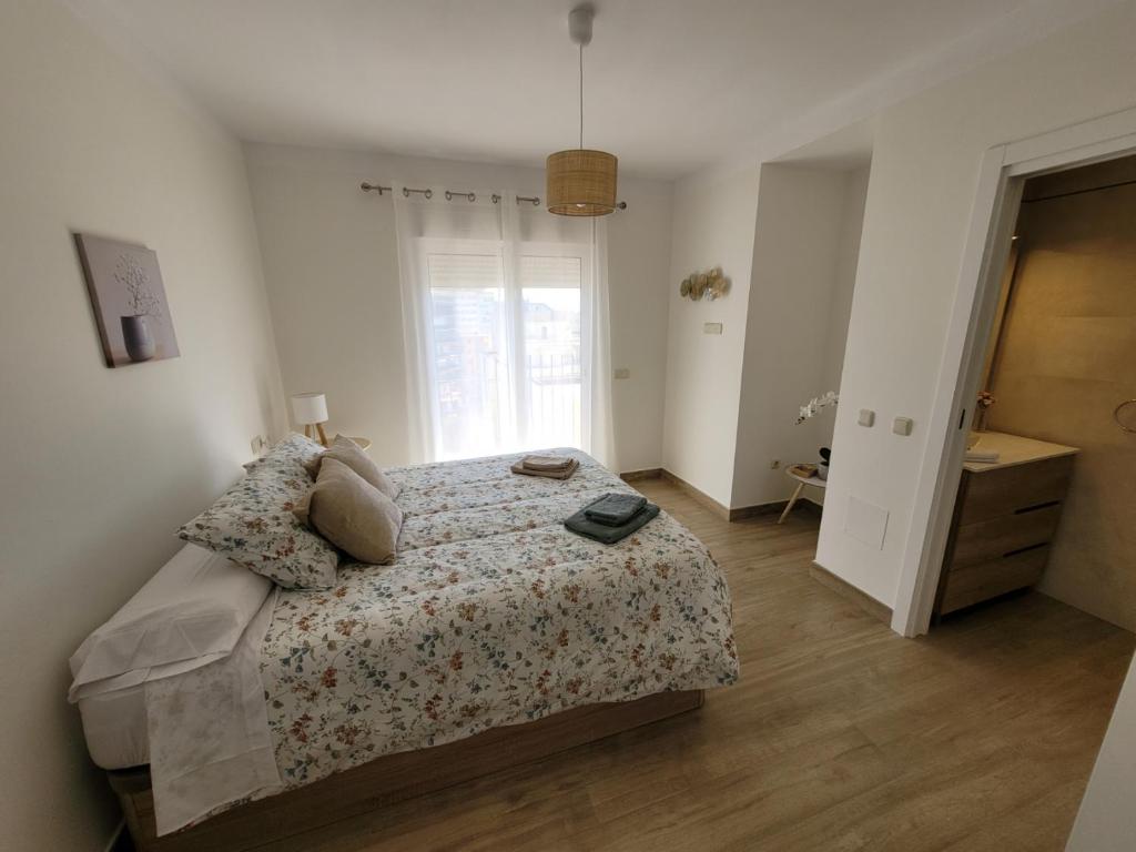 Postel nebo postele na pokoji v ubytování Marbella Centro