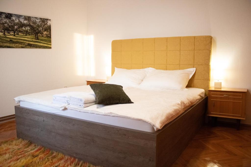 Postel nebo postele na pokoji v ubytování Vila Paula