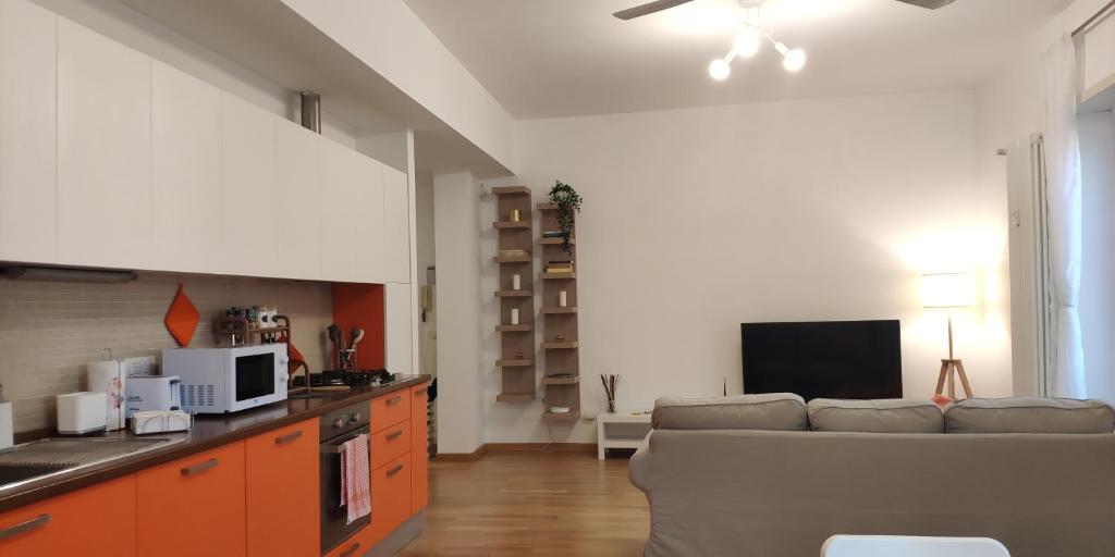 A kitchen or kitchenette at Terrazza di San Paolo