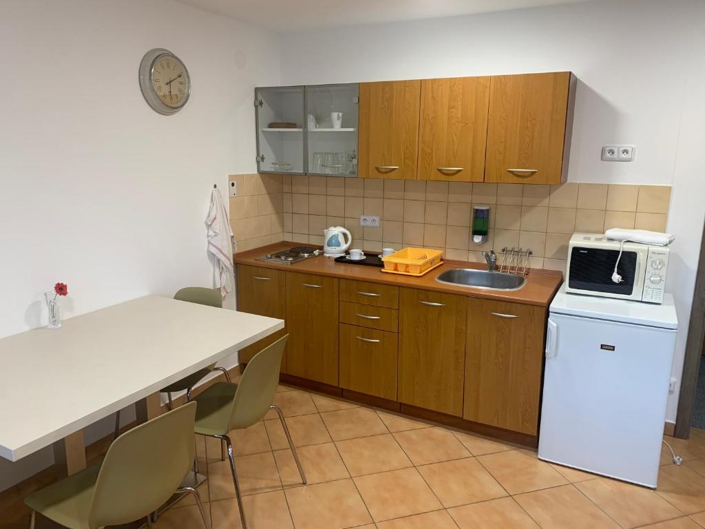 A cozinha ou kitchenette de Chata Omicron
