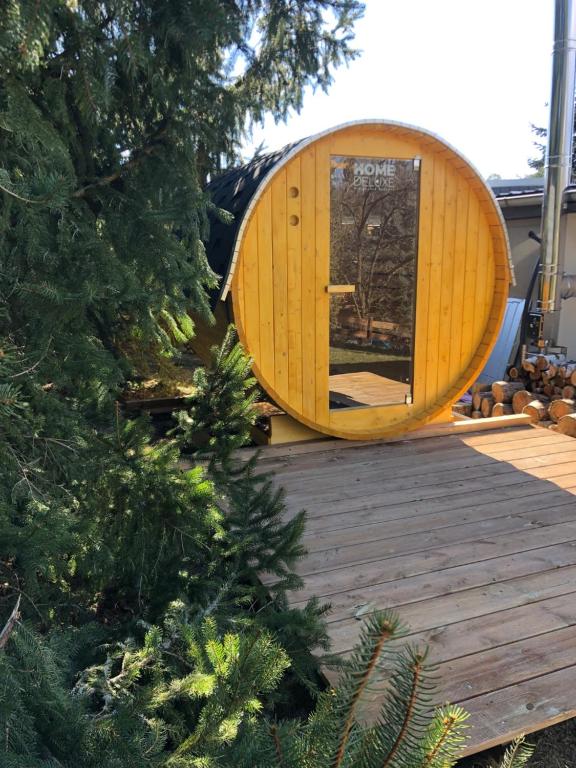 Zahrada ubytování Ferienhaus Zeulenrodaer Meer