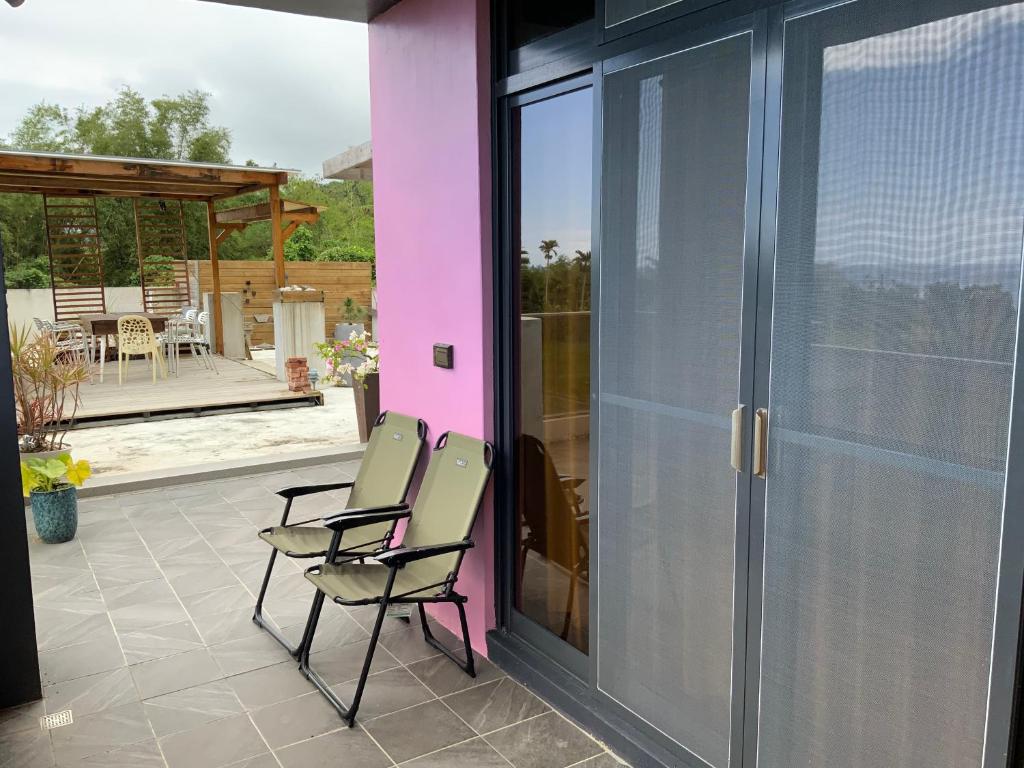 Balkón nebo terasa v ubytování Grain Educator Home