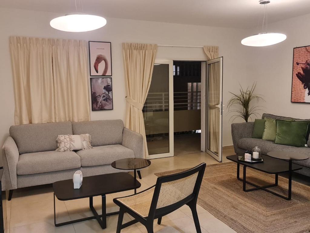 Posezení v ubytování Apartment in Rehavia Jerusalem