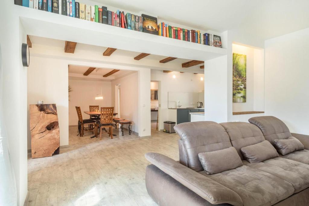 Posezení v ubytování Ferienwohnung Relax