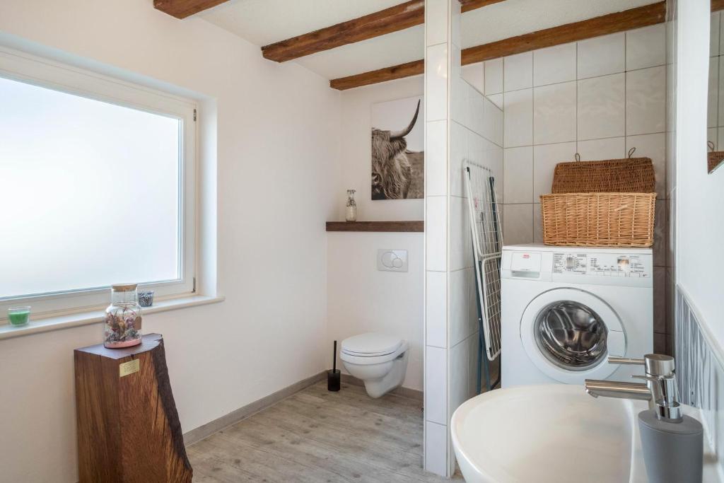 Koupelna v ubytování Ferienwohnung Relax