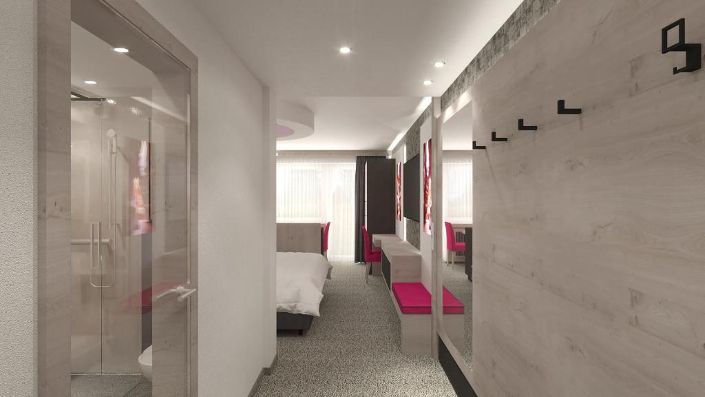 Kúpeľňa v ubytovaní Alp Larain B&B