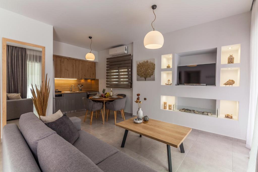 Kuchyňa alebo kuchynka v ubytovaní Estia Apartment