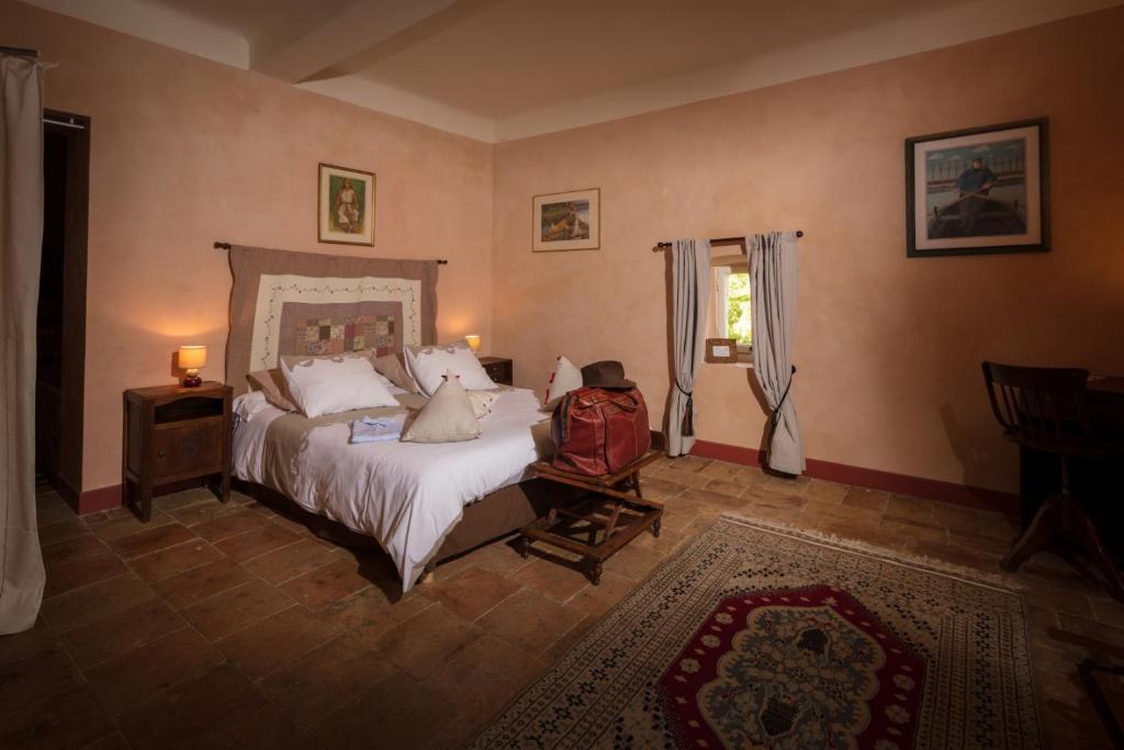 Le Mas des Sages - Chambre Double Avec Vue Sur Le Jardin