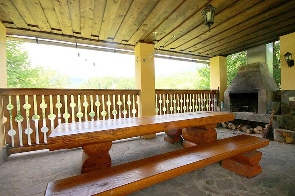 Balkón nebo terasa v ubytování Cottage Wellwood
