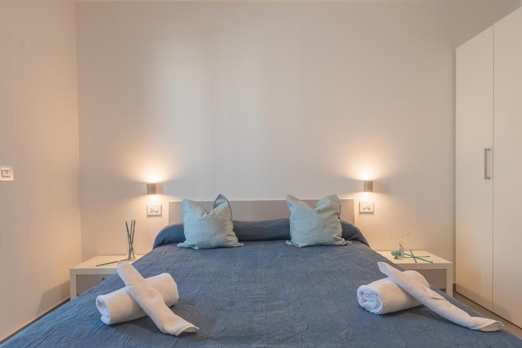 Postel nebo postele na pokoji v ubytování I GELSI B&B